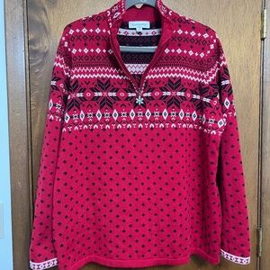 Breckenridge Christmas sweater, Red, 2X